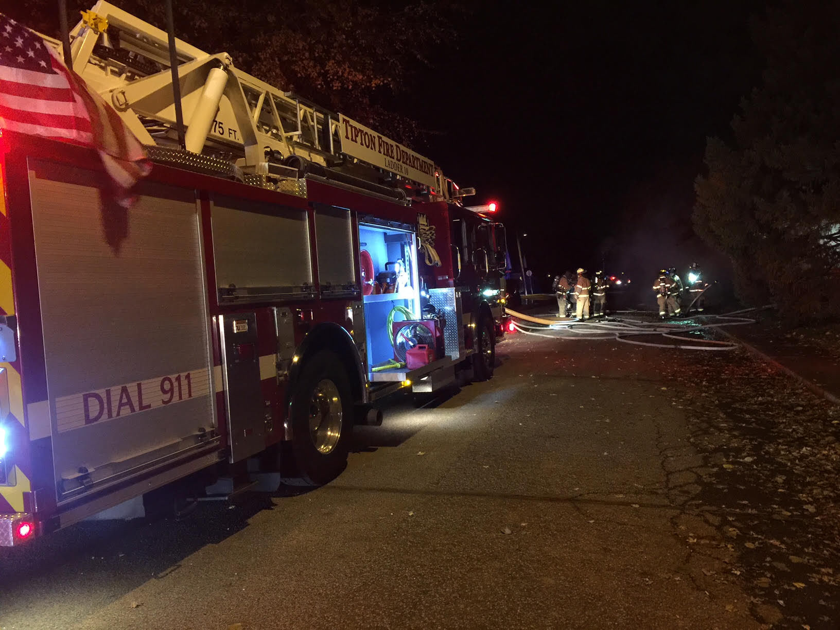Tipton house fire
